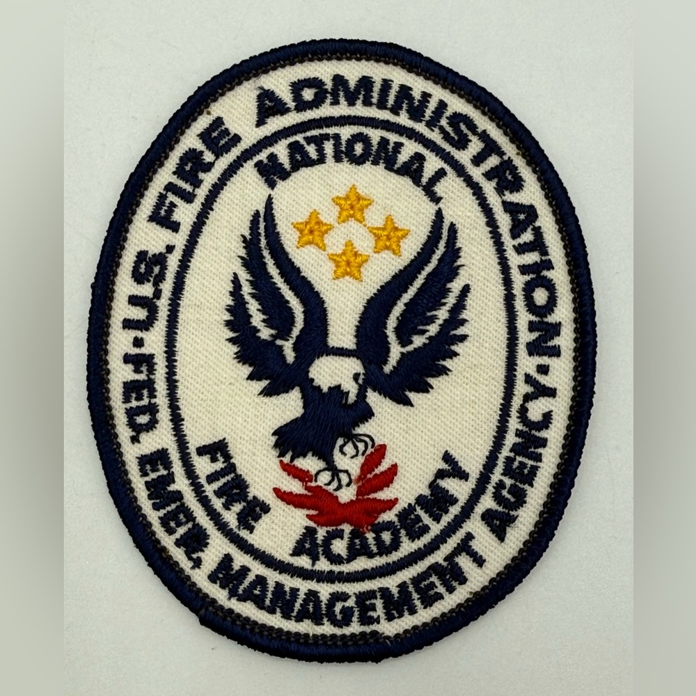 Federal EMA‎ National Fire Academy Emmitsburg Maryland MD Embroidered Patch NEW